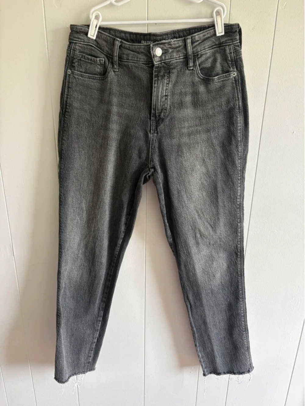 Womens 8 High Rise Vintage Slim Black Old Navy Jeans